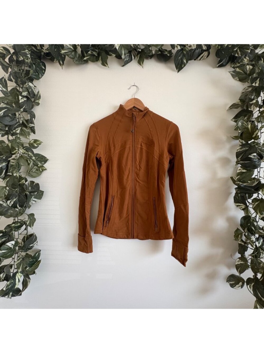 Lululemon Athletic Define Full Zip Jacket Luon Copper Brown Women’s Size 8